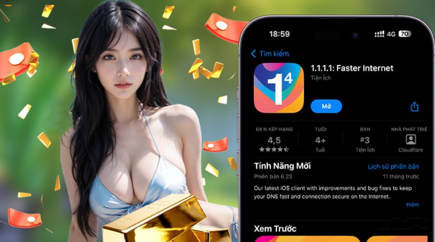 Hình ảnh quảng cáo của tb88 hiển thị nền tảng và các lợi ích